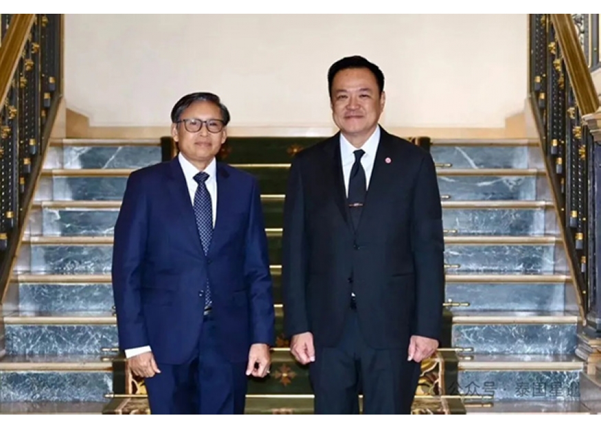 2025–12-23 阿努廷会见老挝大使 聚焦互联互通与地区局势